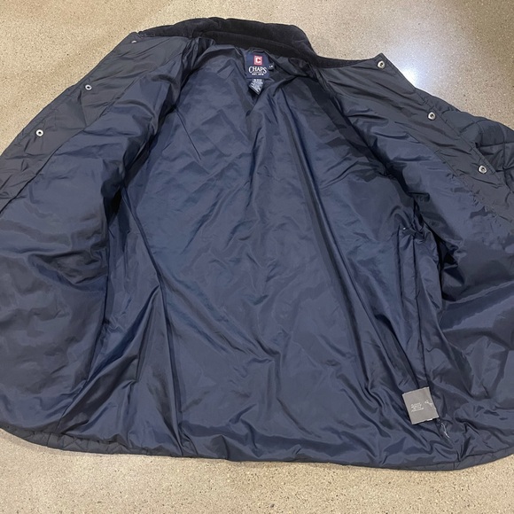 Men’s Navy Quilted Jacket - Picture 4 of 5
